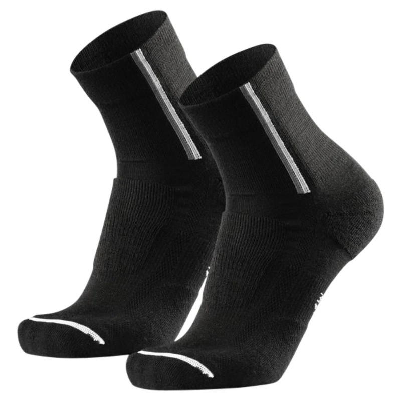 Danish Endurance Cycling Merino Blend 2 Pack Socks (Black)