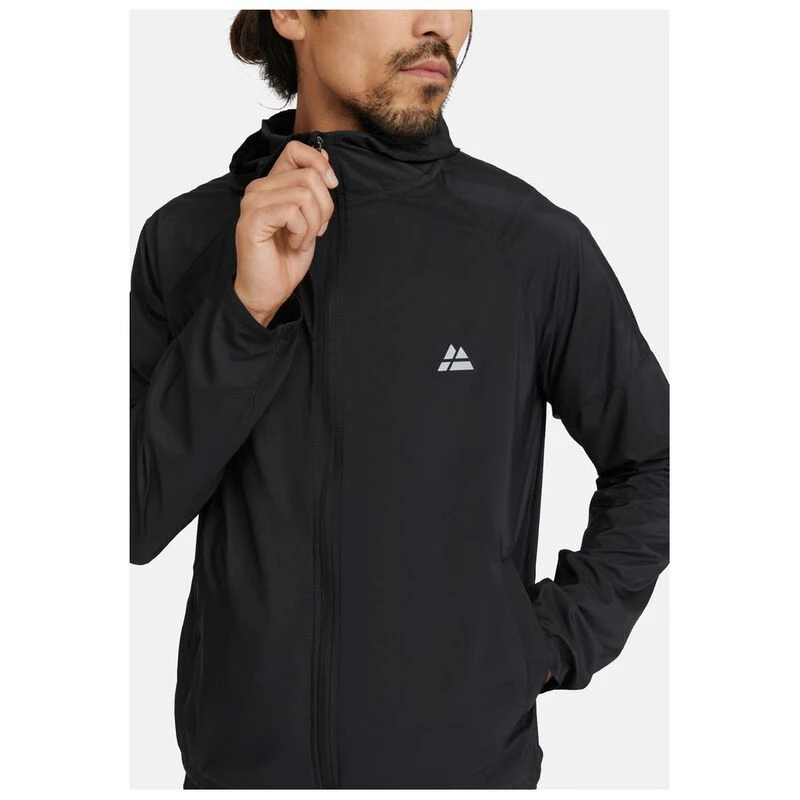 Danish Endurance Mens Windbreaker Jacket Black Sportpursuit