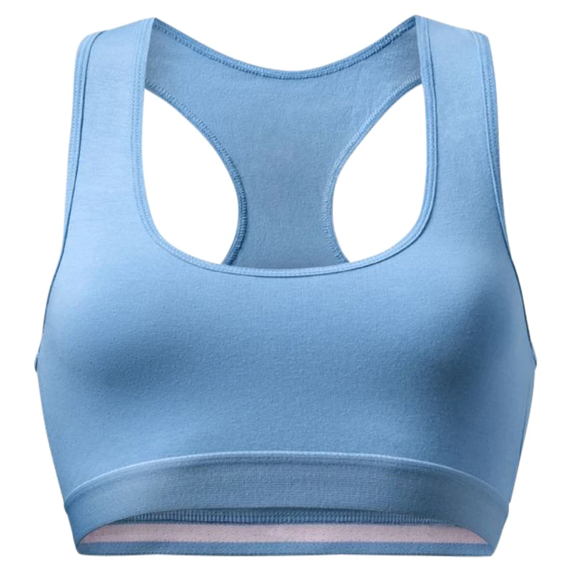 Danish Endurance Womens Organic Sports Bra (Light blue) Sportpursuit