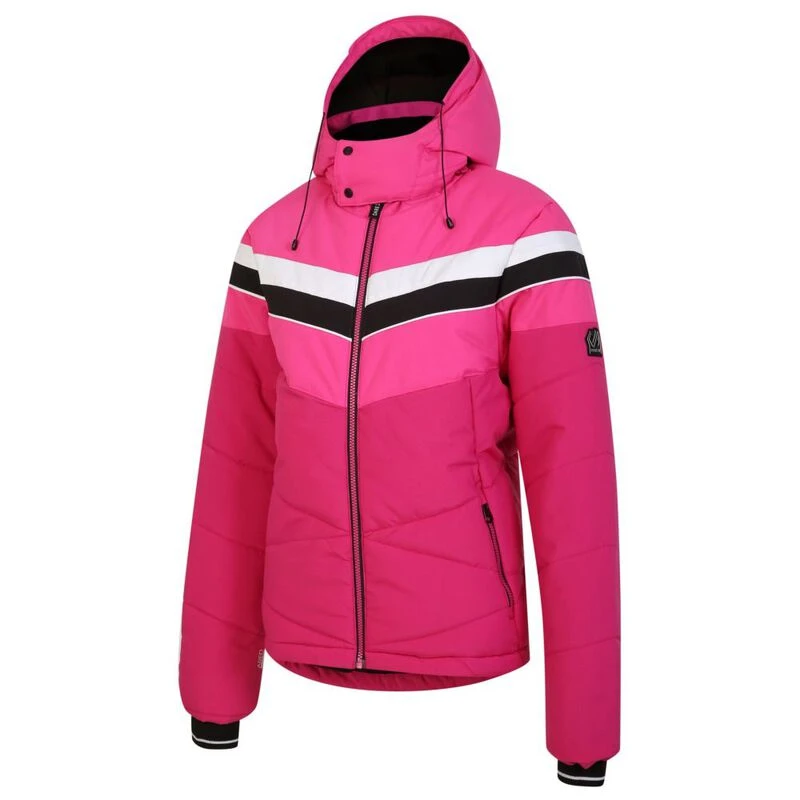 Dare2B Womens Powder Jacket (Pure Pink/Boudoir Red) | Sportpursuit.com