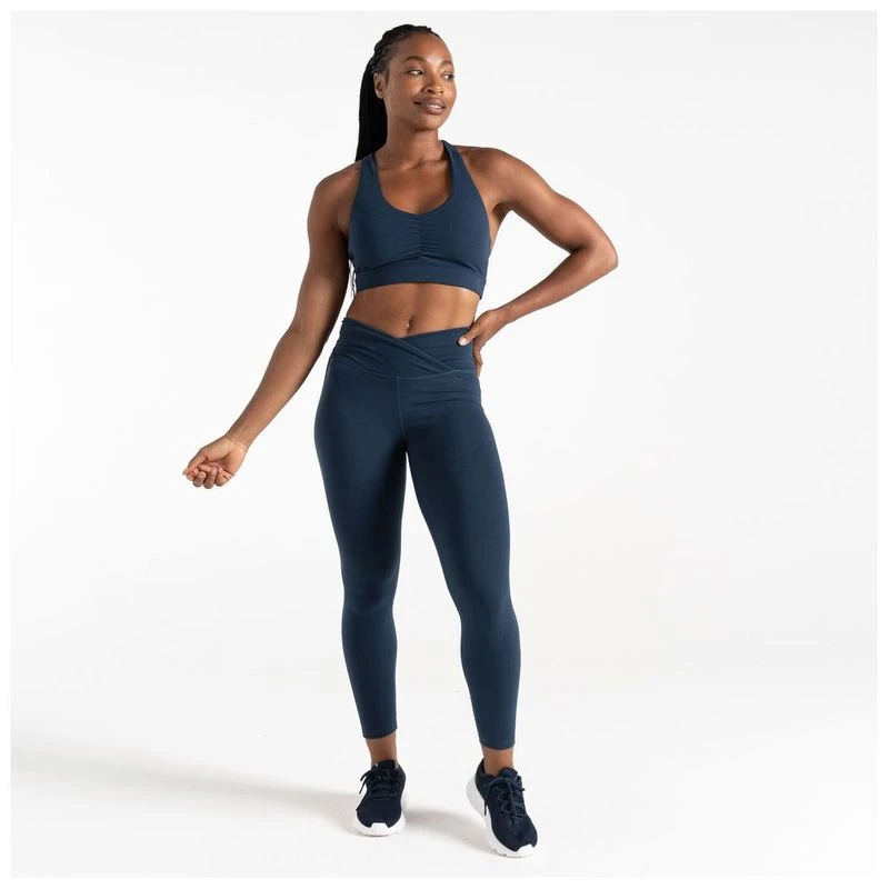 Denim sports bra clearance