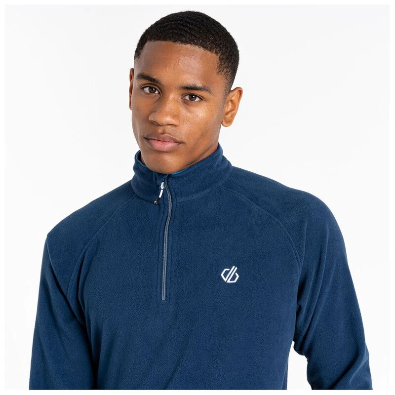 DARE2B Mens Freethink II Black Half Zip Fleece Top - View #8