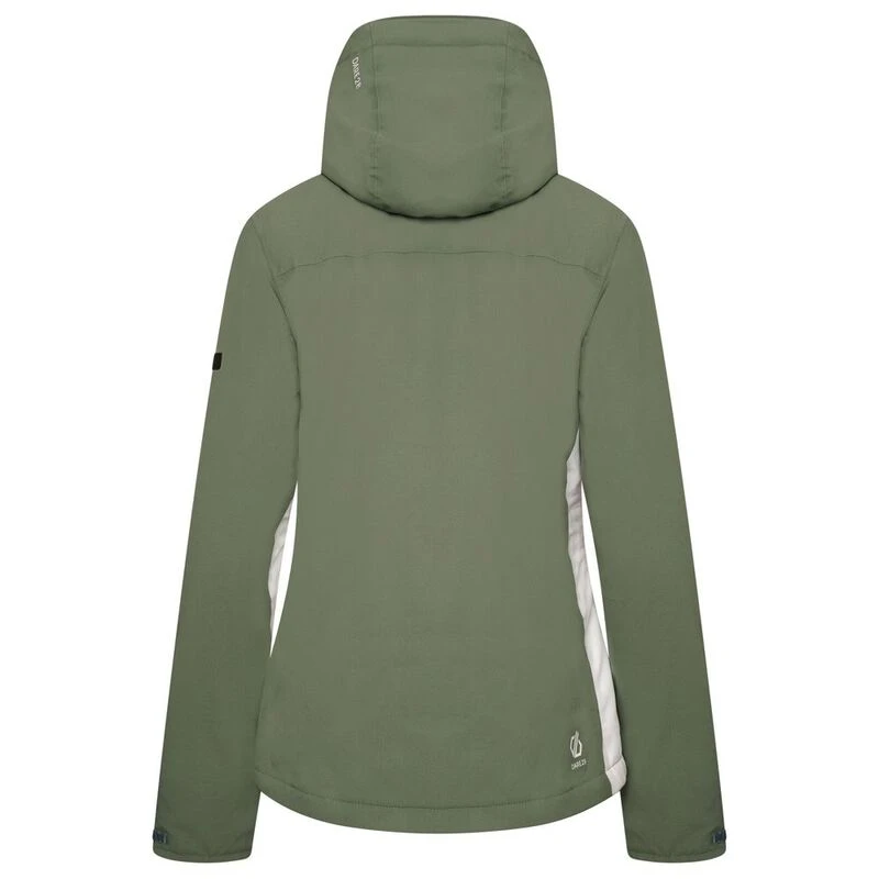 Dare2b Womens Ice Gleam III Jacket (Duck Green/Black) Sportpursuit.c