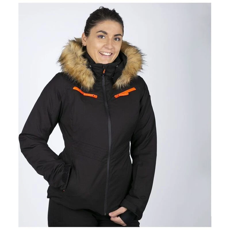 Degre7 Womens Dova Ski Jacket Black Sportpursuit