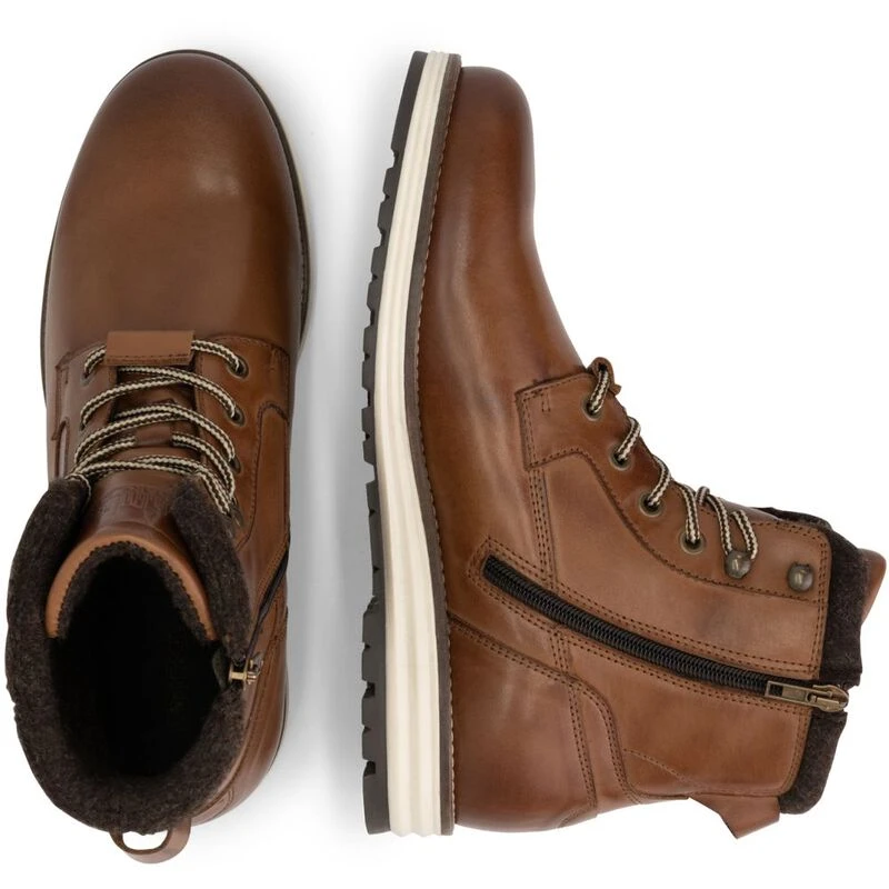 Mens boots cognac discount