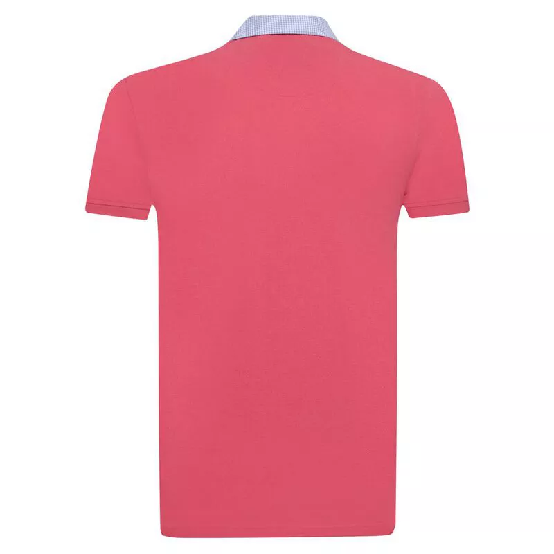 Denim culture polo top