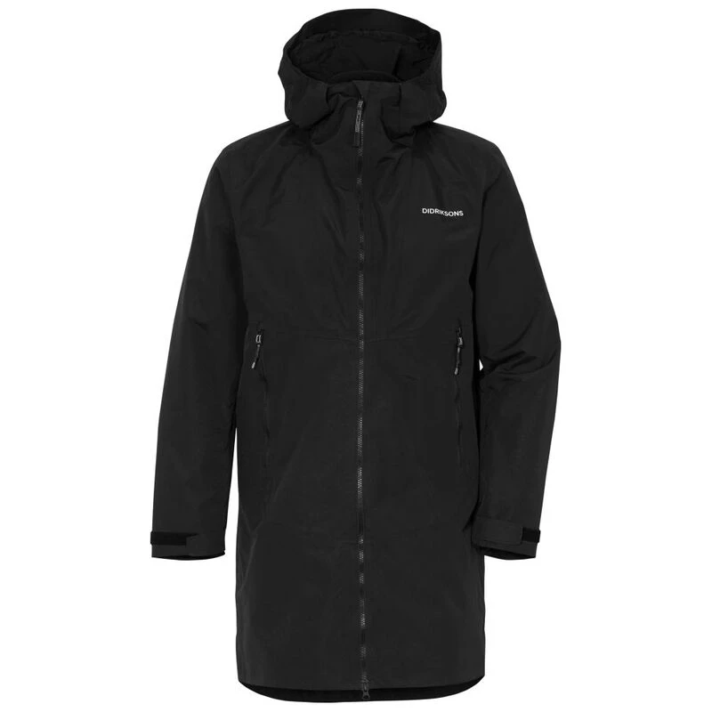 Didriksons Mens Donny Waterproof Jacket (Black) | Sportpursuit.com