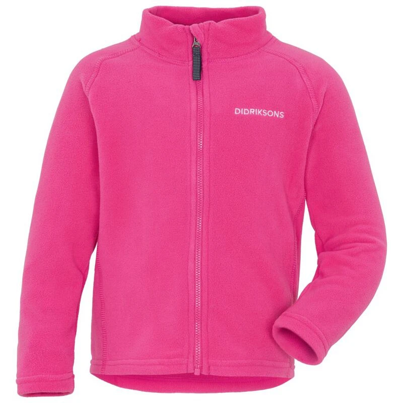 Didriksons Kids Monte Fleece Jacket Plastic Pink Sportpursuit