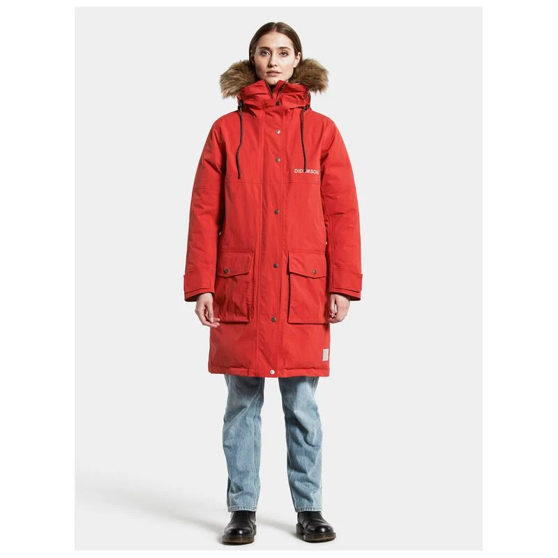 Red) Didriksons Calla Parka Womens (Pomme