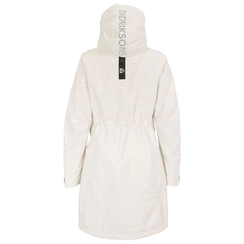 Womens Waterproof | Thelma Foam) Jacket Didriksons Logo (White Sportpu