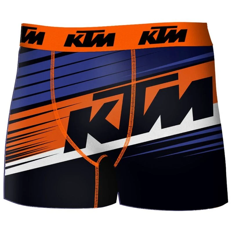 KTM Mens Boxers 10 Pack Orange Black Blue White Sportpursuit