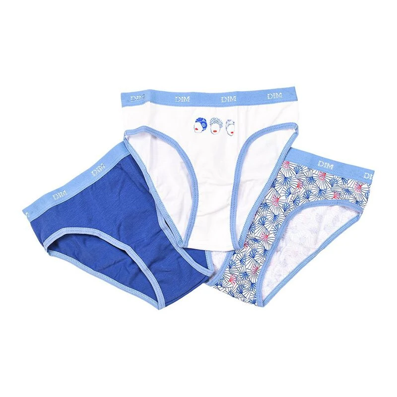 Dim Girls D0BV9-ABK Underwear (White/Blue)