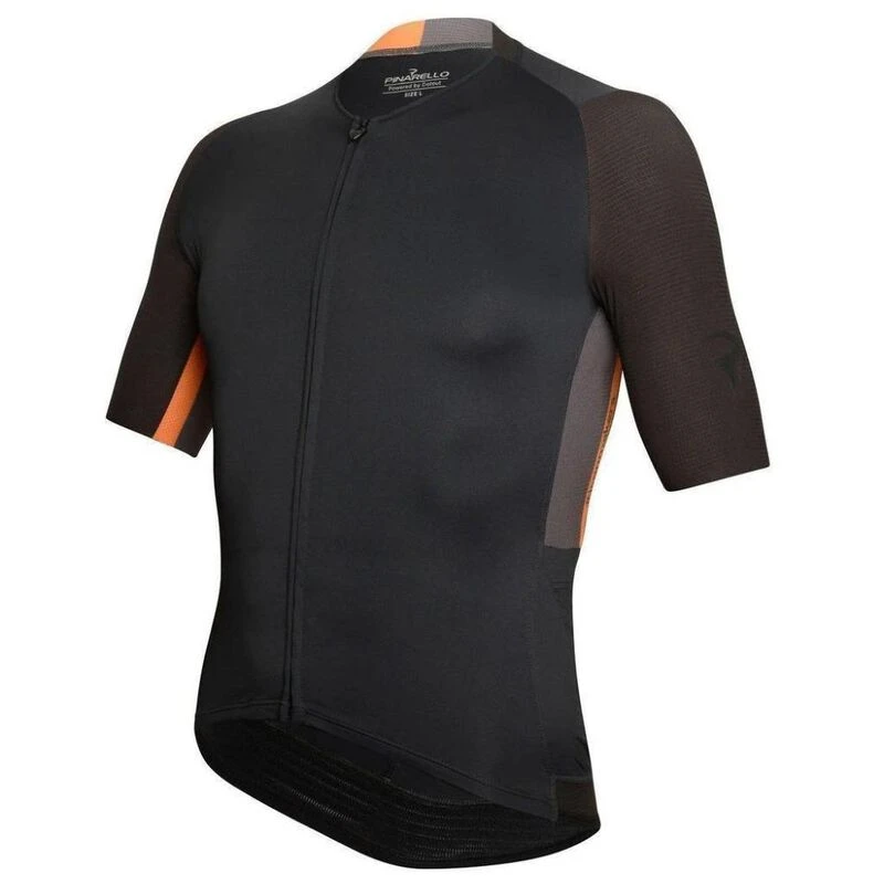 Dotout Mens Vertical Icon Makers Jersey (Black/Orange) | Sportpursuit.