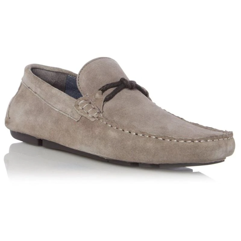 Dune grey loafers clearance