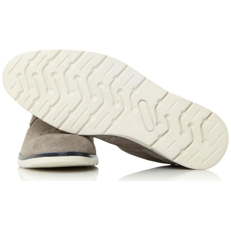 Dune Mens Barry Lace Up Brogues Grey Sportpursuit