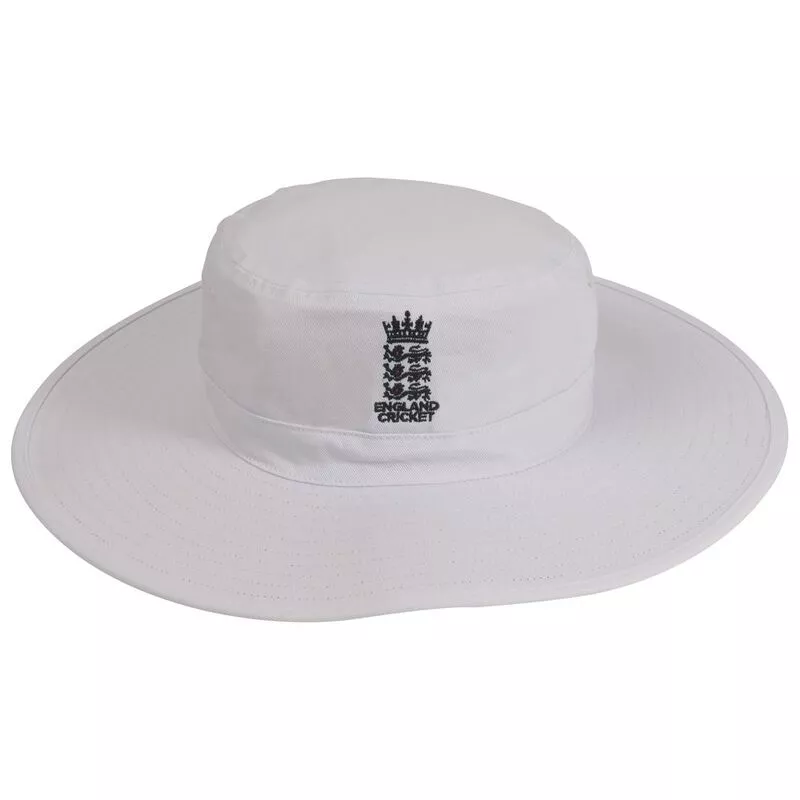White cricket sun hats outlet