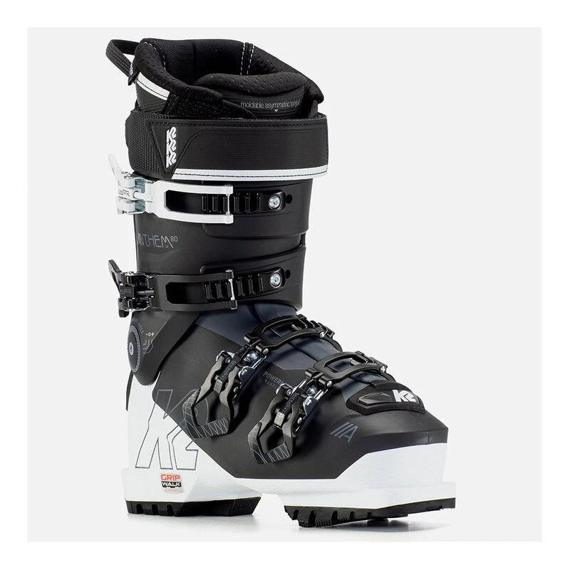 K2 Womens Anthem 80 MV GW 20 21 Ski Boots Black White Sportpursuit