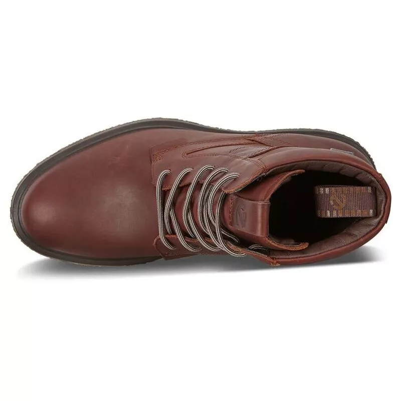 Ecco Mens CrepeTray Hybrid GTX Boots Brandy Sportpursuit