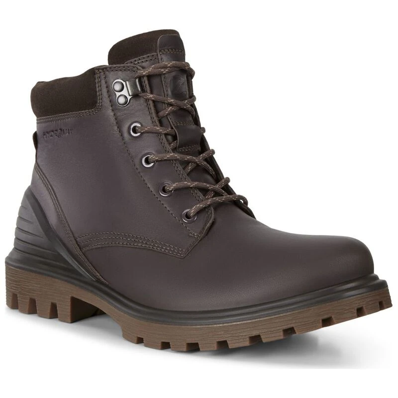 Ecco Mens Tredtray Ankle Boots Coffee Licorice Sportpursuit