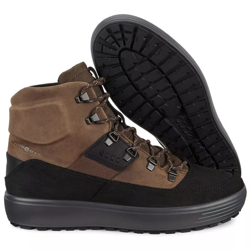 Ecco Mens Ecco Soft 7 Tred M Mid Hm Pl Boots Black Cocao Brown Black