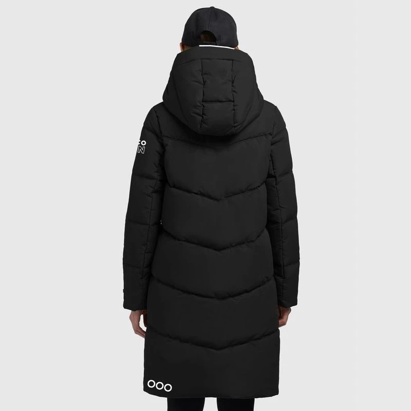 Ecoon Veste Snow Apres Ski Long Femme Noir privatesportshop