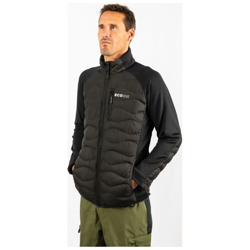 Ecoon Mens Ecoactive Hybrid Insulated Jacket (Black) | Sportpursuit.co