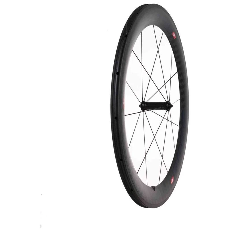 Edco Fluela 85 Aerosport Tubeless Ready Clincher Wheelset Black