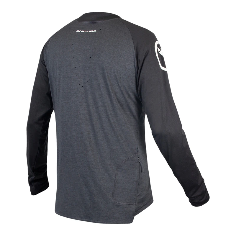 Endura Maglia MTB Uomo Singletrack – Tessuto Tecnico Riciclato, Traspirante, Con Tasca Posteriore Zip, Per Mountain Bike - 2
