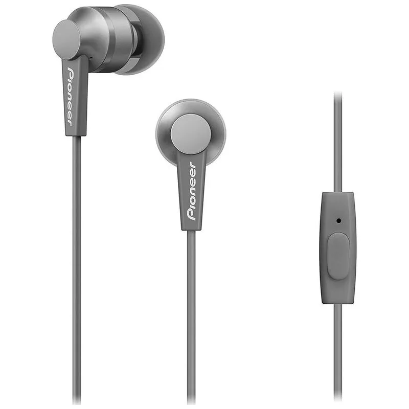 Pioneer C3 In Ear Headphones Blasted Aluminium Grey