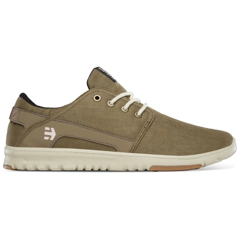 Etnies Mens Scout Casual Shoes Olive Tan Gum Sportpursuit