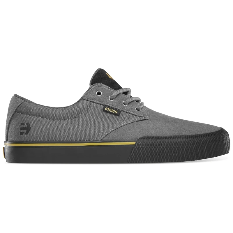 Etnies Jameson Vulc Shoes Grey Black Gold Sportpursuit