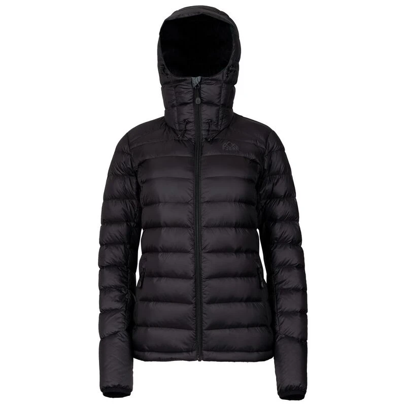 Fjern Womens Arktis II Down Hooded Jacket Stealth Sportpursuit
