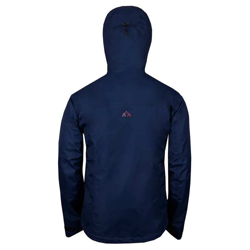 Fjern Mens Orkan Waterproof Shell Jacket Navy Rust Sportpursuit