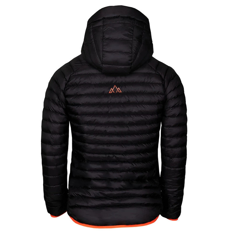 Mens Aktiv Down Jacket Black Orange Fjern