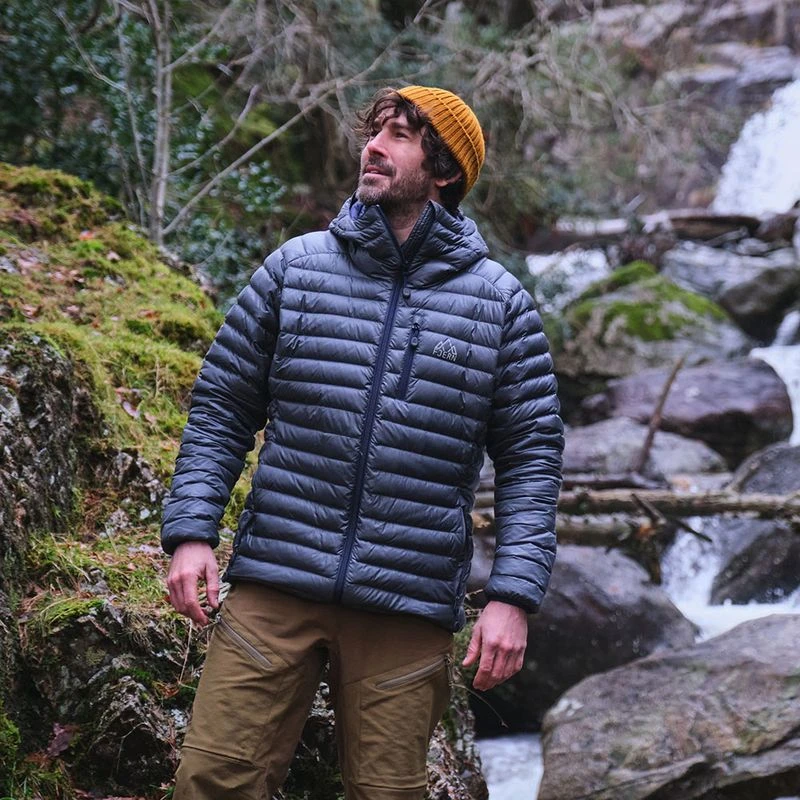 Mens navy down jacket online