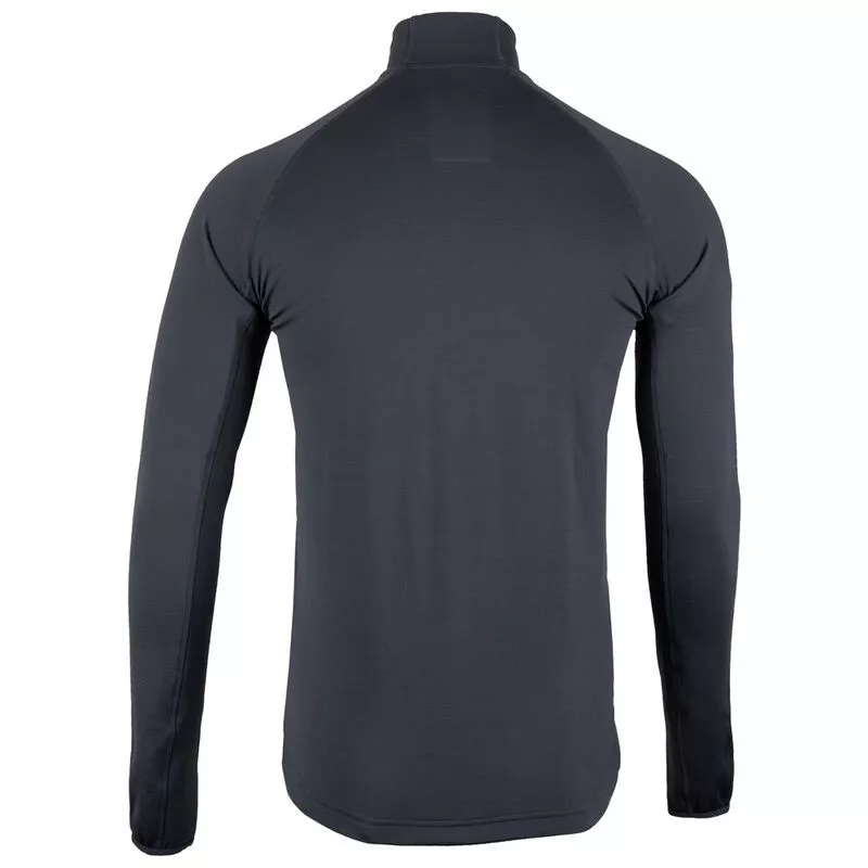 Fjern Mens Bresprekk Half Zip Grid Fleece (Charcoal/Navy) | Sportpursu