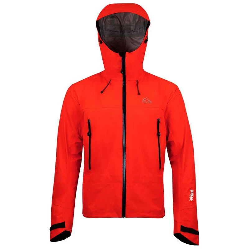 Fjern Mens Orkan Waterproof Shell Orange Navy Sportpursuit