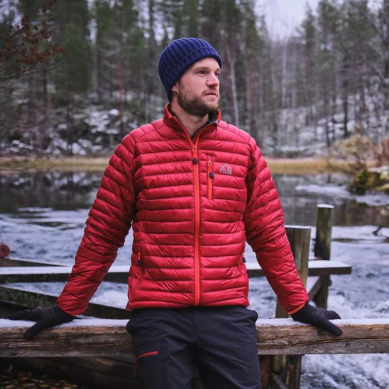 Fjern Mens Aktiv Down Jacket Hoodless Sportpursuit