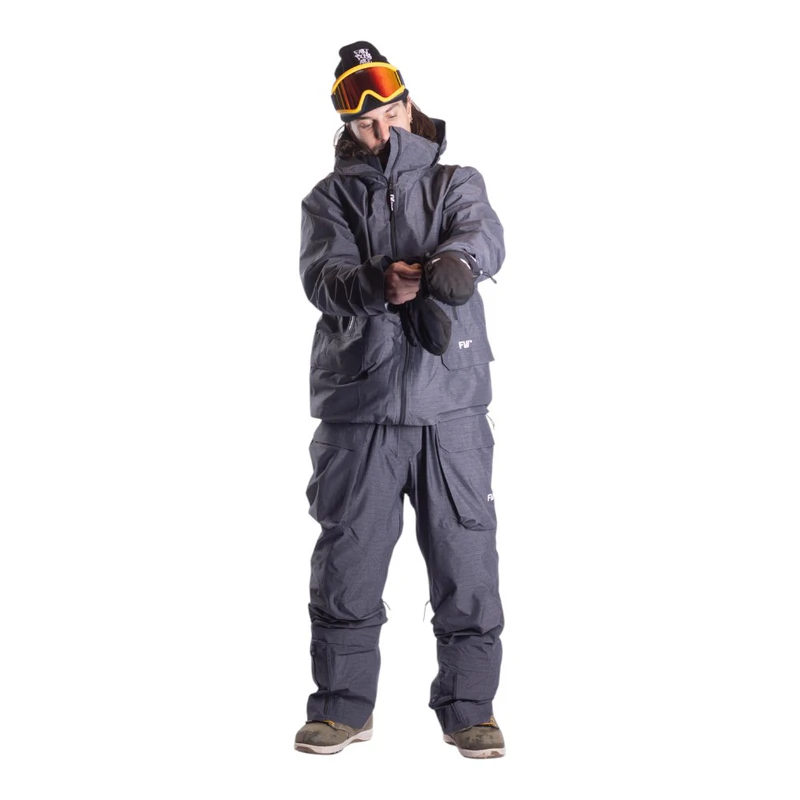FW Apparel Mens Catalyst Fusion 3-In-1 Ski Jacket (Grey) | Sportpursui