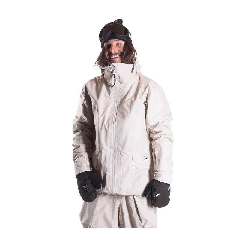 FW Apparel Mens Catalyst Fusion 3-In-1 Ski Jacket (Sand) | Sportpursui