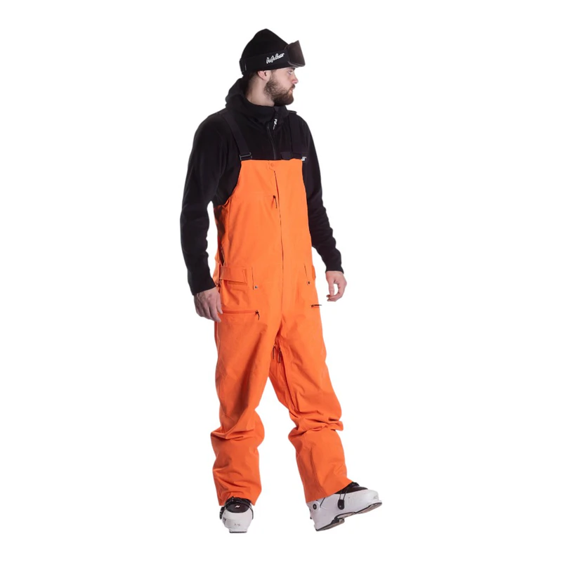 FW Apparel Mens Manifest Lined 2L Ski Suit (Orange) | Sportpursuit.com
