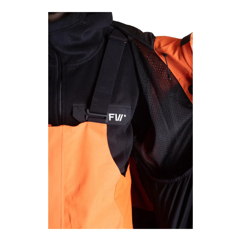 FW Apparel Mens Manifest Lined 2L Ski Suit (Orange) | Sportpursuit.com