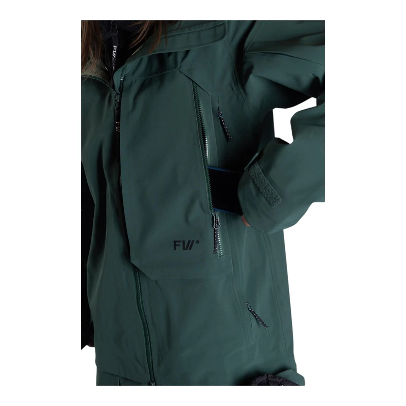 FW Apparel Mens Manifest Tour Lightweight 3L Ski Jacket (Green) | Spor