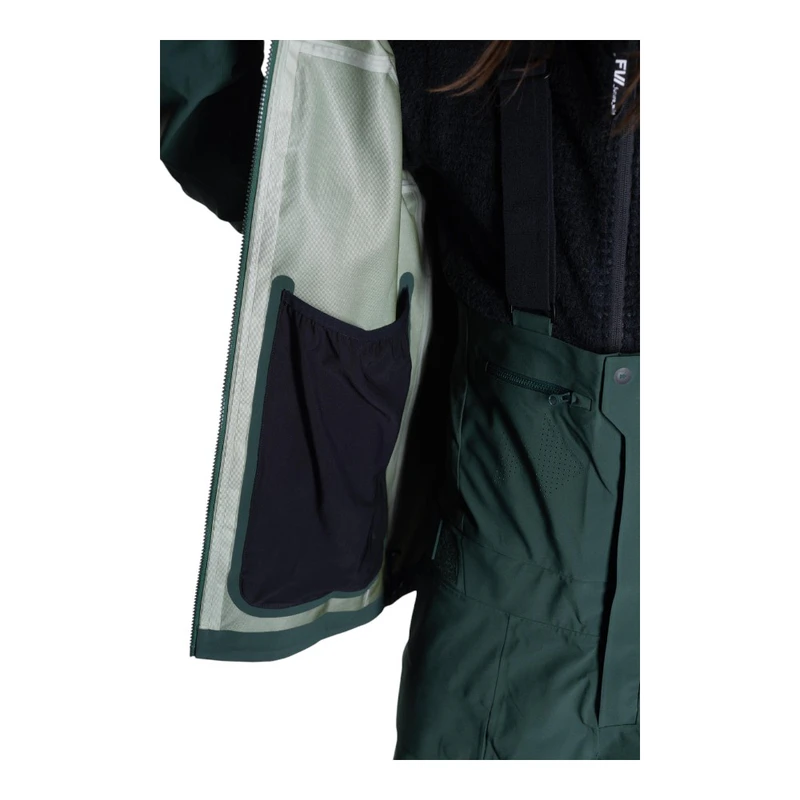 FW Apparel Mens Manifest Tour Lightweight 3L Ski Jacket (Green) | Spor