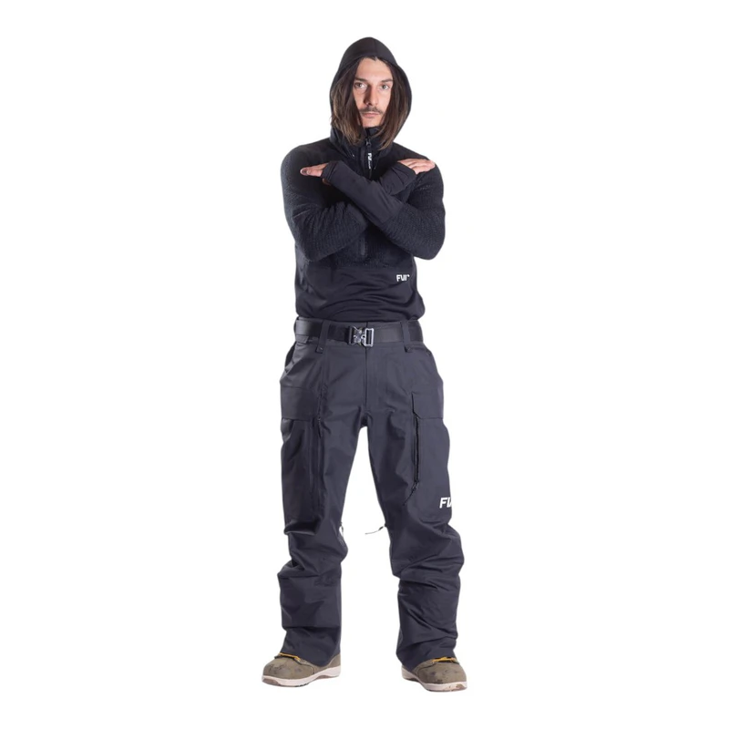 FW Apparel Mens Manifest 3L Trousers (Jet Black) | Sportpursuit.com