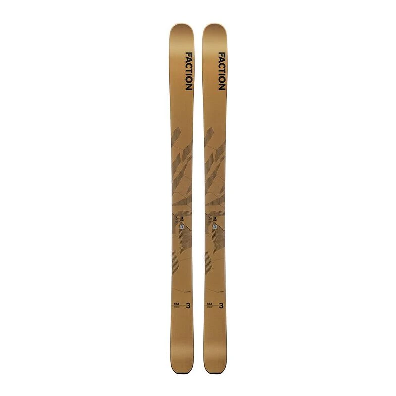 Faction Mens Agent 3 Skis Orange Sportpursuit