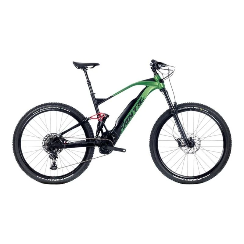 Fantic XTF 1.5 All Track 630Wh Mountain E Bike Green Sportpursuit