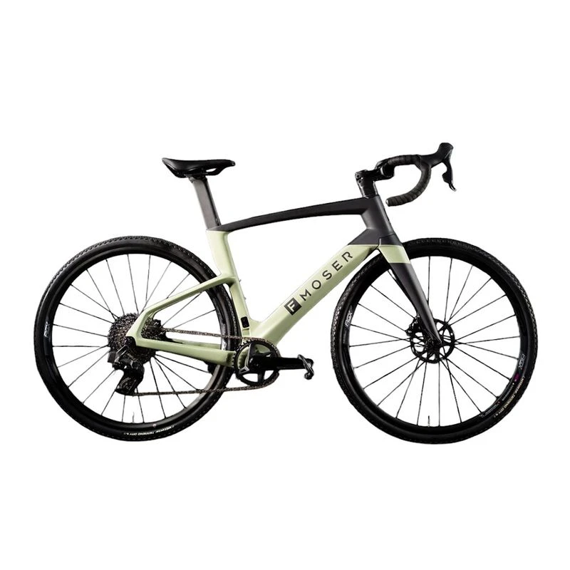 Fantic Bici Moser Gravel Rival Road E Bike Green Sportpursuit