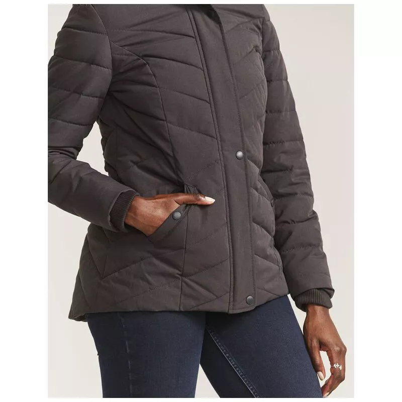 FatFace Womens Laura Puffer Jacket Phantom Sportpursuit