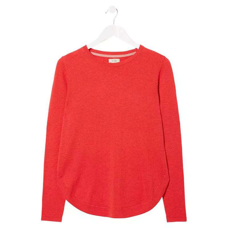 Fat Face Womens Jodie Pullover Cranberry Sportpursuit